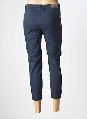 Pantalon 7/8 țesătură poplin mărime normală albastru LES P'TITES BOMBES femeie