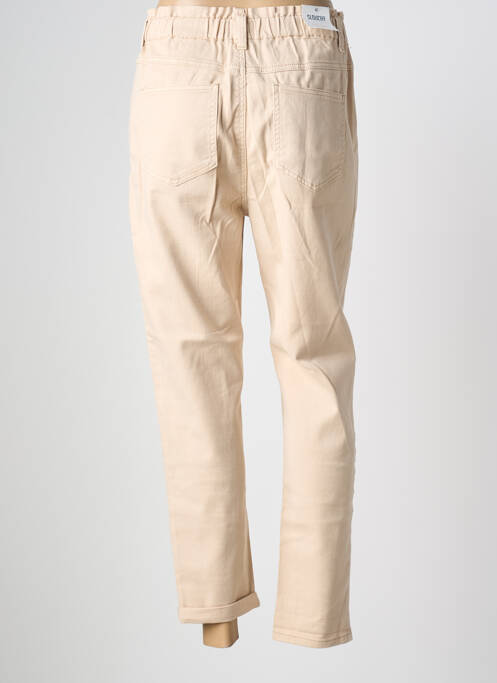 Blugi cu croială dreaptă bej C'EST BEAU LA VIE femeie