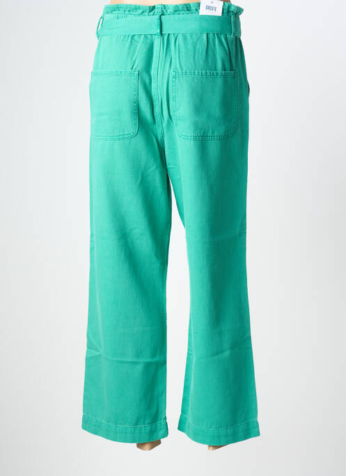 Blugi cu croială largă verde C'EST BEAU LA VIE femeie