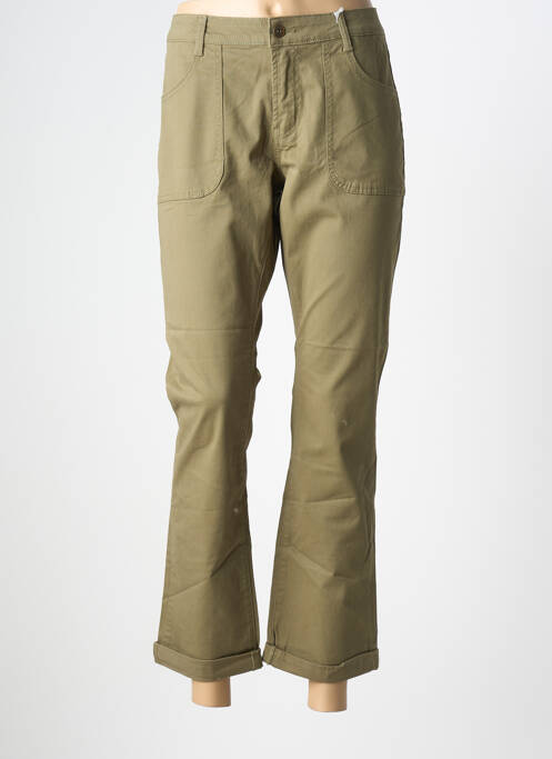 Pantalon drept verde LES P'TITES BOMBES fată