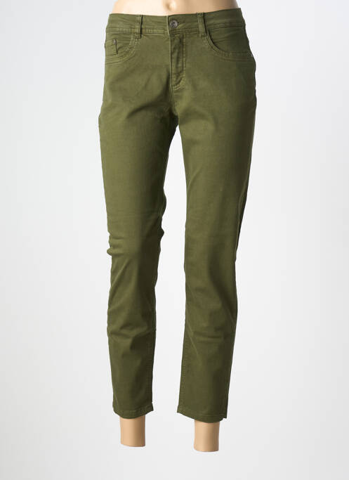 Blugi cu croială slim verde JENSEN femeie