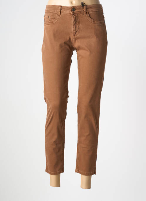 Blugi cu croială slim maro JENSEN femeie