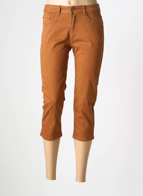 Pantalon trei sferturi maro JENSEN femeie