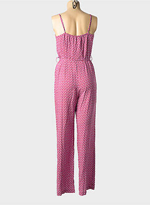 Salopetă-pantalon bretele subțiri bretele subțiri roz SYSTEMACTION femeie