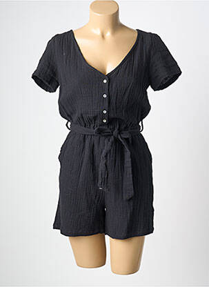 Salopetă scurtă negru C'EST BEAU LA VIE femeie