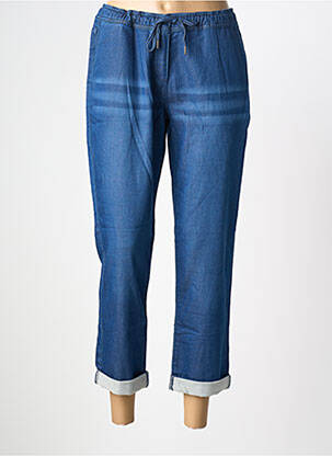 Pantalon 7/8 elasticitate mărime normală albastru OLSEN femeie