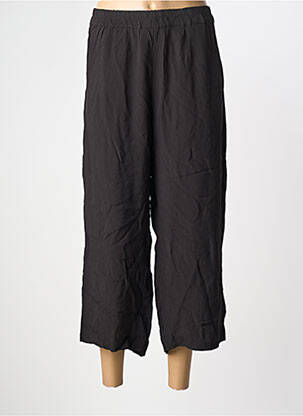 Pantalon 7/8 talie elastică mărime normală negru CISO femeie