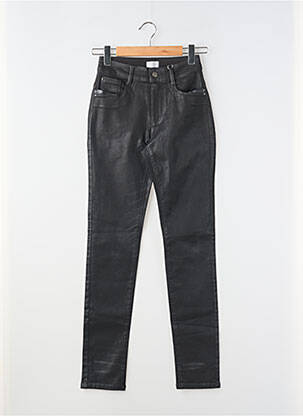 Pantalon slim țesătură acoperită mărime normală negru C'EST BEAU LA VIE femeie