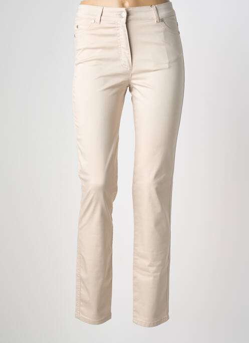 Pantalon slim bej OLSEN femeie