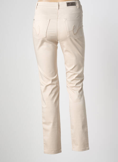 Pantalon slim bej OLSEN femeie