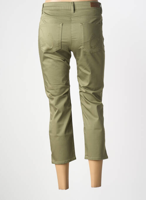 Pantalon trei sferturi verde OLSEN femeie