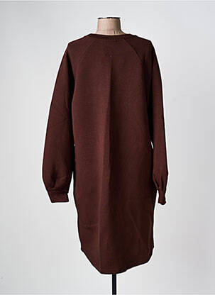 Rochie midi mâneci lungi mâneci lungi maro COSTER COPENHAGEN femeie