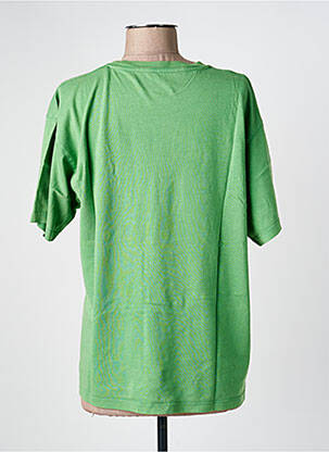Tricou croială dreaptă mâneci scurte verde BREWSTER femeie