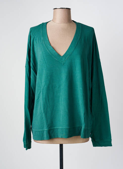 Hanorac verde MAJESTIC FILATURES femeie