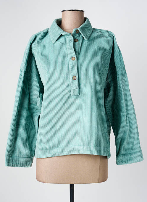 Tunică mâneci lungi verde SACRÉCOEUR femeie