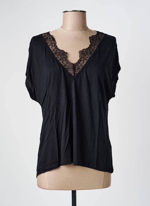 Top negru MAJESTIC FILATURES femeie