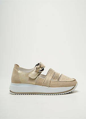 Sandale/Pantofi decupați auriu LA VIE EST BELLE femeie