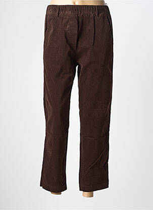 Pantalon 7/8 talie înaltă talie înaltă maro HOD femeie
