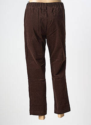 Pantalon 7/8 talie înaltă talie înaltă maro HOD femeie