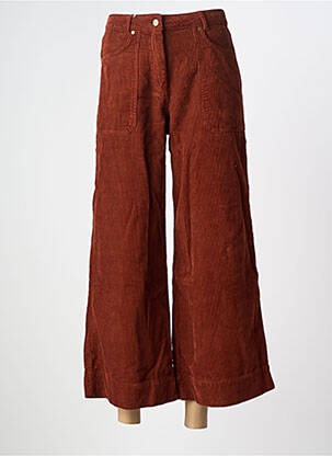 Pantalon 7/8 talie înaltă talie înaltă portocalie TINSELS femeie