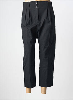 Pantalon 7/8 talie înaltă talie înaltă negru TINSELS femeie