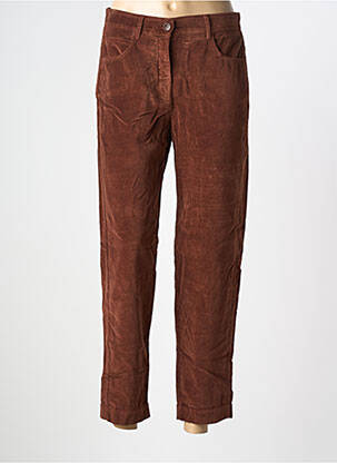 Pantalon 7/8 talie înaltă talie înaltă maro HARTFORD femeie
