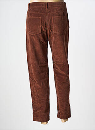 Pantalon 7/8 talie înaltă talie înaltă maro HARTFORD femeie