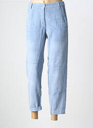 Pantalon 7/8 elasticitate mărime normală albastru HARTFORD femeie