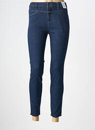 Blugi skinny țesătură brută talie înaltă albastru CLOSED femme