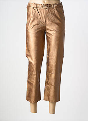 Pantalon 7/8 elasticitate mărime normală portocalie MAEVY femeie