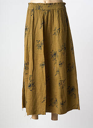 Fustă midi verde SWILDENS femeie