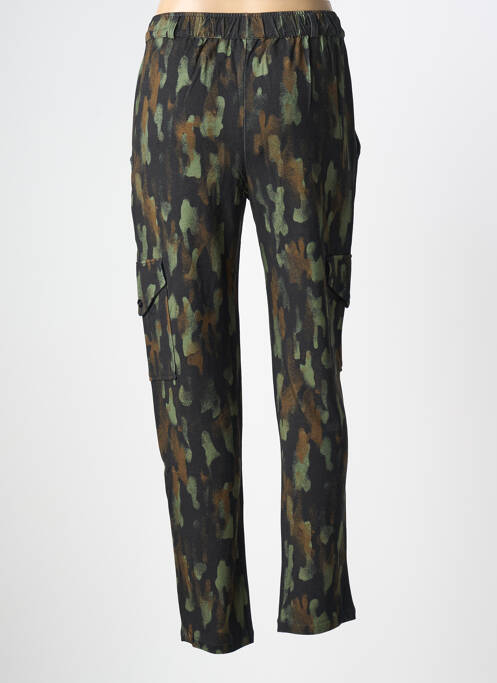 Pantalon cargo verde MAJESTIC FILATURES femeie