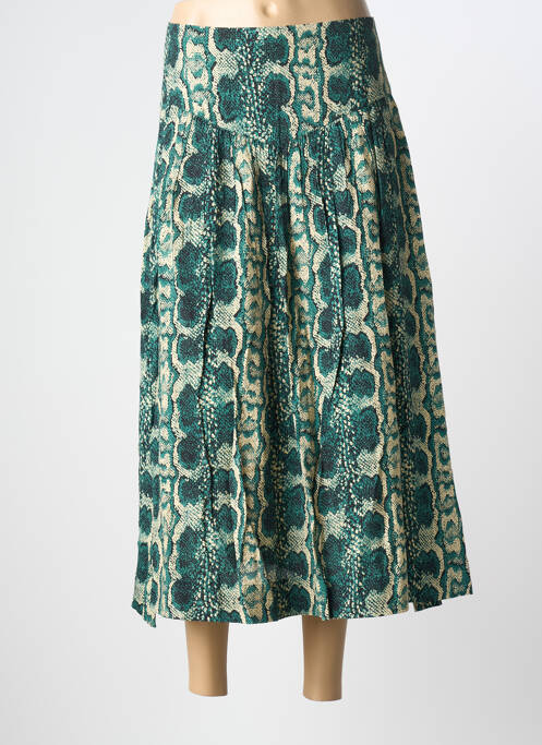 Fustă lungă verde SWILDENS femeie