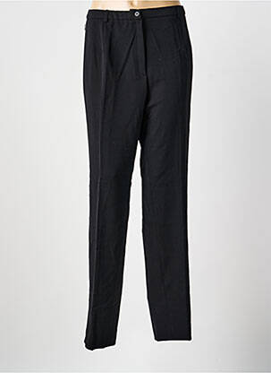 Pantalon drept țesătură crep mărime normală negru IMPULSION femeie