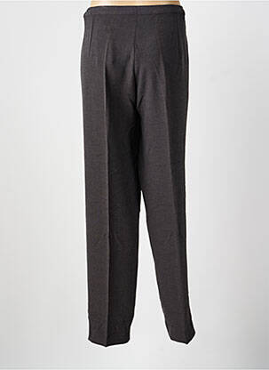 Pantalon drept talie cu cleme mărime normală gri ARONA femeie