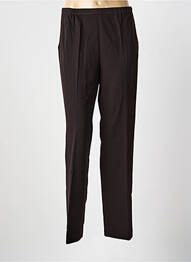 Pantalon drept țesătură crep mărime normală maro IMPULSION femme
