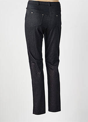 Pantalon slim elasticitate mărime normală negru IMPULSION femeie