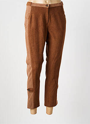 Pantalon 7/8 elasticitate mărime normală maro MERI & ESCA femeie