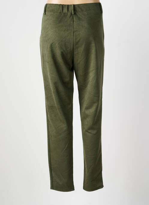 Pantalon slim verde LOURDES CASTILLO femeie
