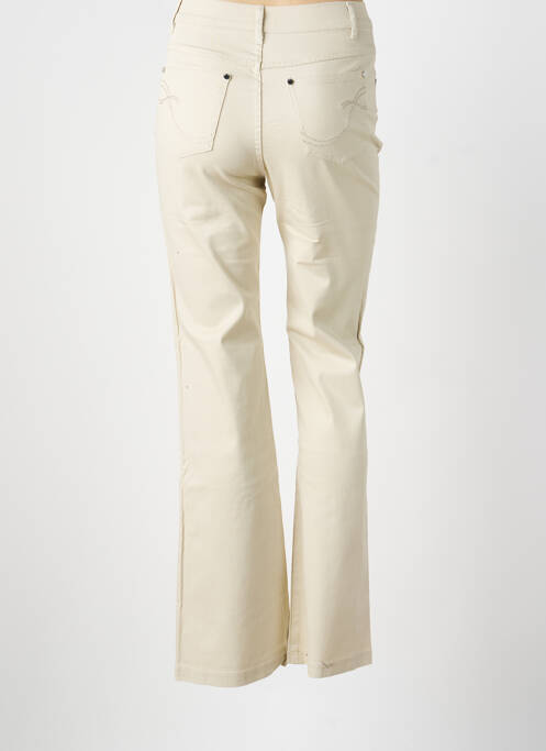 Blugi bootcut bej MARBLE femeie