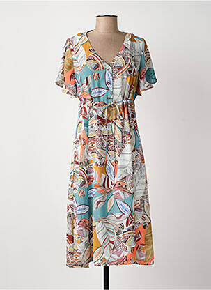 Rochie midi galben ARONA femeie