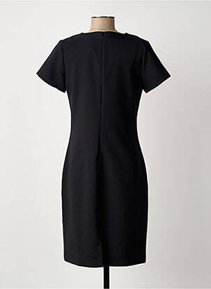 Rochie midi mâneci scurte mâneci scurte negru IMPULSION femeie