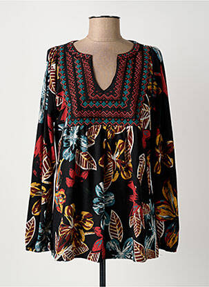 Rochie scurtă mâneci lungi mâneci lungi negru PALME femeie