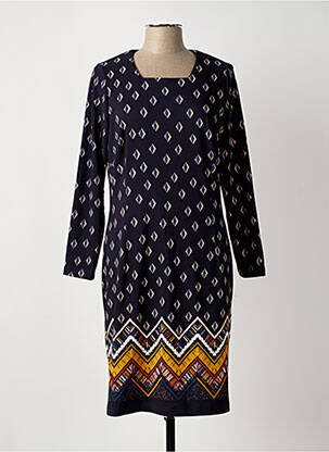 Rochie midi mâneci lungi mâneci lungi albastru IMPULSION femeie