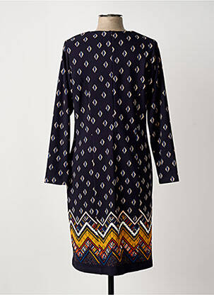 Rochie midi mâneci lungi mâneci lungi albastru IMPULSION femeie
