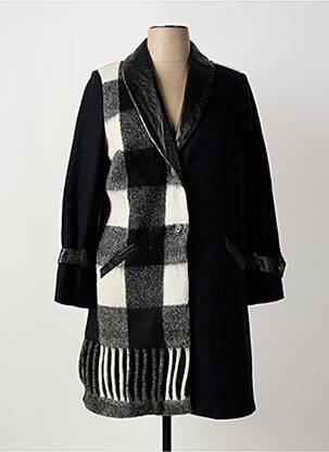 Palton lung negru MERI & ESCA femeie