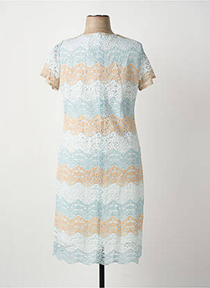 Rochie midi mâneci scurte mâneci scurte albastru GREGORY PAT femeie