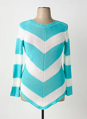 Pulover albastru MARBLE femeie