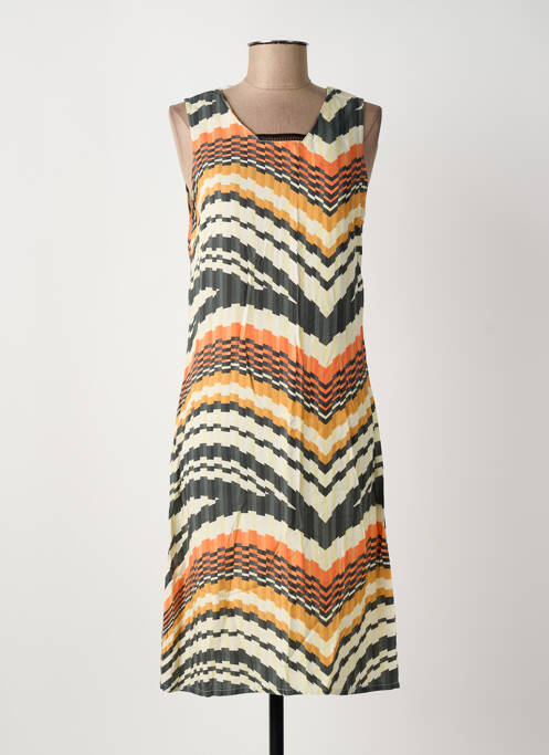 Rochie midi portocaliu MERI & ESCA femeie