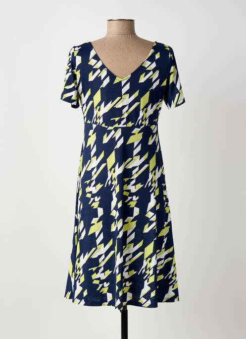 Rochie midi albastru MARBLE femeie